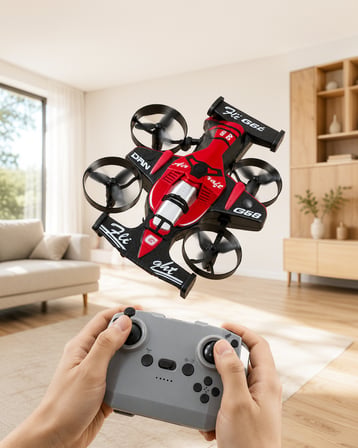 Akrobatik Drone 360° Dairesel Uçuş 3 Kademeli Hız UCZZARABADRON-5