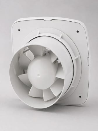 Dekoratif Havalandırma Aspiratörü 120 mm 180 m³/h Duvar ve Tavan Montajlı