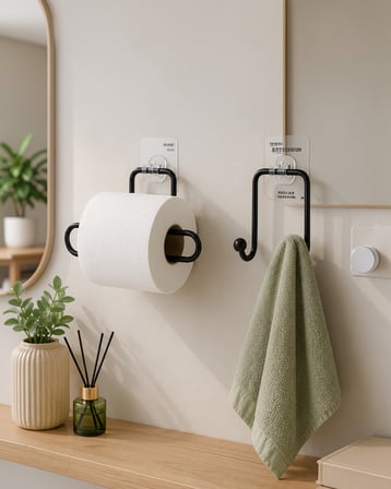 Duvara Yapışkanlı 2'li Düzenleme Seti UCZZDLYNPLTASKILIKTUVALETKAĞIT-5