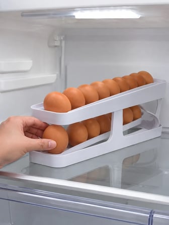 Buzdolabı Yumurtalık Organizer Geniş Kapasiteli Yumurta Düzenleyici Rafı