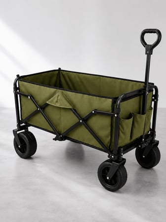 Katlanabilir Wagon Taşıma Arabası 130 KG Kapasite UCZZKAMPARABASI-1