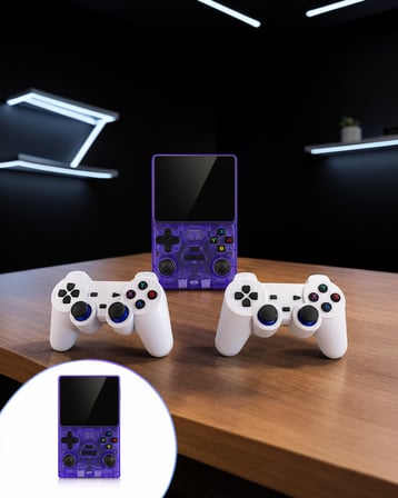 Taşınabilir Retro Oyun Konsolu Çift Oyuncu HDMI Çıkışlı