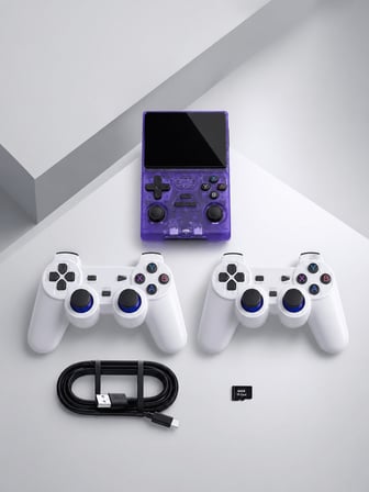 Taşınabilir Retro Oyun Konsolu Çift Oyuncu HDMI Çıkışlı