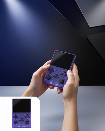 Retro El Oyun Konsolu 3.5 İnç IPS Ekranlı Kablosuz Kollu
