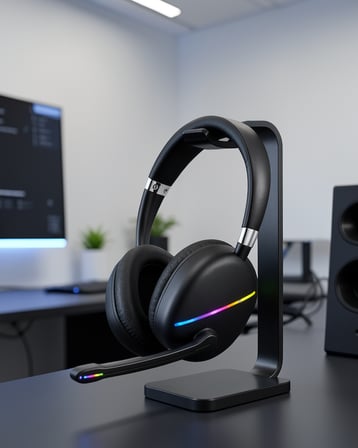 Kulaküstü Bluetooth 5.0 RGB Işıklı UCZZMAX17-3-1