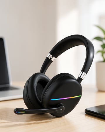 RGB Işıklı Type-C Şarjlı Over-Ear Kulaklık UCZZMAX17-4-1