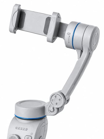 Profesyonel Telefon Gimbal Stabilizer 3 Eksen Sabitleme Çoklu Çekim Modları Uzun Pil Ömürlü Taşınabi