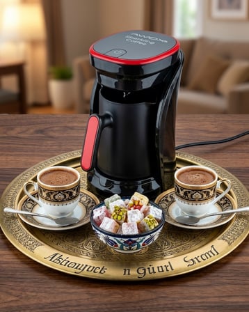 4 Fincanlık Türk Kahvesi Makinesi Taşma Önleyici UCZZSPARKLİNGKAHVEMAKİNESİ-2