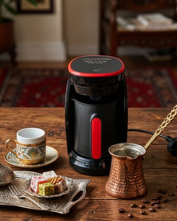 Türk Kahvesi Makinesi 4 Fincan Kapasiteli UCZZSPARKLİNGKAHVEMAKİNESİ
