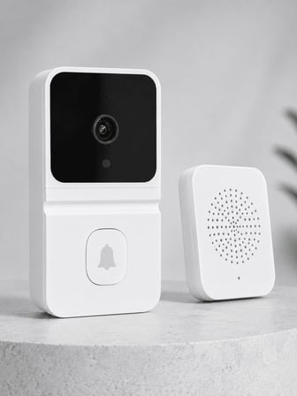 Wi-Fi Görüntülü Kapı Zili HD Kamera Gece Görüşü UCZZUCZZM8KAPIZİLİBEYAZ-4-1