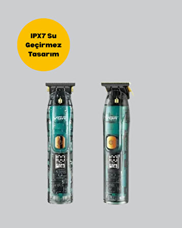 VGR V-695 Profesyonel Saç ve Sakal Kesme Makinesi Şarjlı ve Kablolu Kullanım
