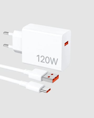 Turbo 120W Hızlı Şarj Cihazı Type-C Kablolu