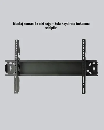 32-65” TV Duvar Askı Braketi 75 kg Kapasiteli Anti Statik Boya