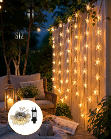 20 Ledli 5 Metre Günışığı Yıldız LED Şerit