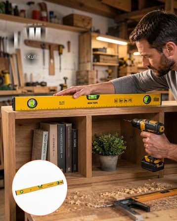 600 mm Su Terazisi Yatay ve Dikey Ölçüm İçin