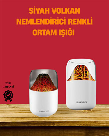 Alev Efektli Ultrasonik Difüzör – Sessiz Çalışma