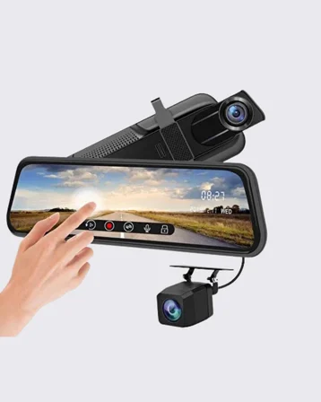 1080P Çift Kameralı Dokunmatik Dikiz Aynası G Sensörlü -