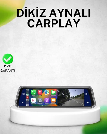 10 İnç Tam Dokunmatik Dikiz Aynası Kamera Ön Arka Full HD -