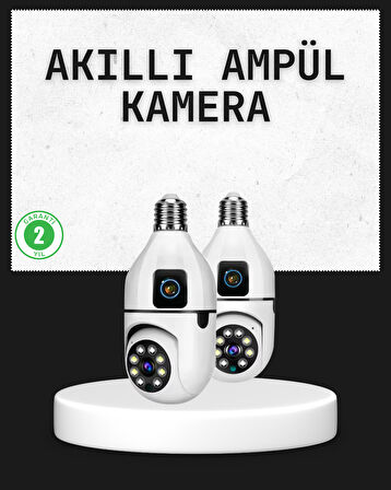 Tak Çalıştır Ampul Kamera – Full HD 1080P Kablosuz Güvenlik Çözümü