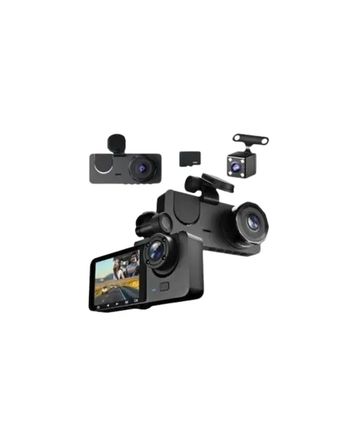 Full HD Çözünürlüklü Üç Kameralı Araç İçi Kamera – Park ve Sürüş Güvenliği