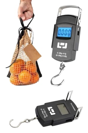 Profesyonel El Terazisi El Kantarı 50 Kg Dijital Göstergeli Tartı -