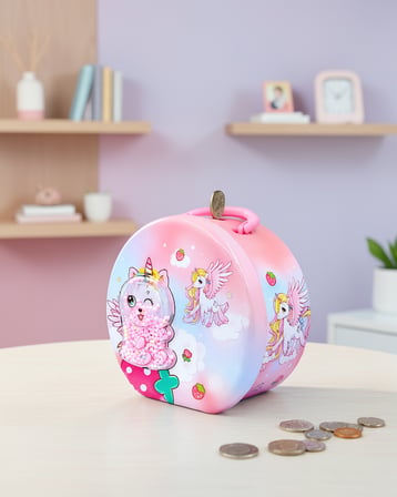 Mini Çocuk Para Kasası Güvenli Kilitli