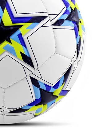 Profesyonel Dikişli Futbol Topu Dayanıklı Kaymaz Yüzey