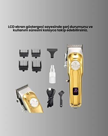 Ergonomik Tasarımlı, Hafif ve Taşınabilir Profesyonel Tıraş Makinesi