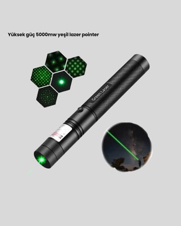 Avcılık ve Doğa Sporları İçin Güçlü Yeşil Lazer -