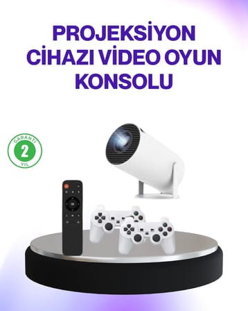 2.4G Kablosuz Destekli Oyun ve Film Projeksiyonu Ev Kullanımı İçin