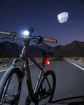 Su Geçirmez Bisiklet Işığı Seti Esnek Silikon LED