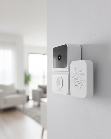Akıllı Kapı Zili WiFi Kamera Gece Görüşlü UCZZZKAMERAKAPIZİLİBYZ-6-1