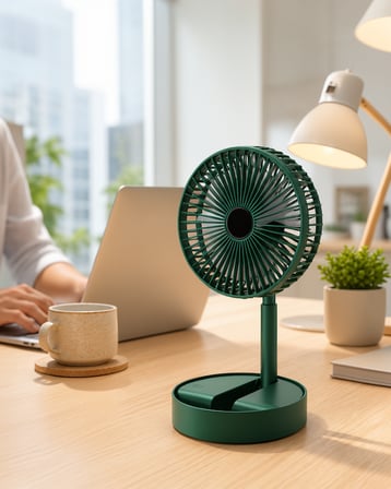 Katlanabilir USB Soğutucu Fan Mini Telefon Tutucu