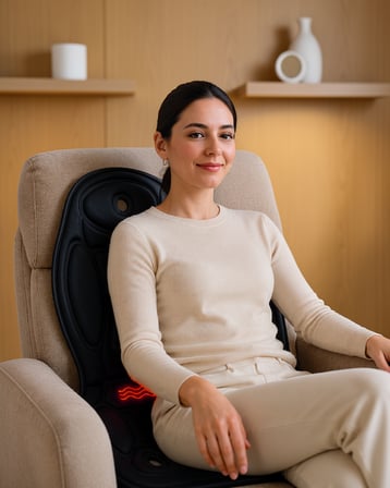 Isıtmalı Titreşimli Tam Vücut Masaj Minderi