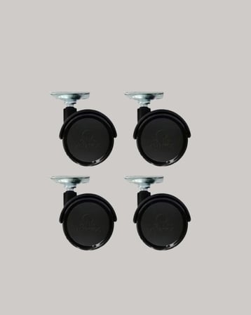 Kilitsiz Mini Tekerlek Ayak 4 cm 4’lü Set Kolay Montaj