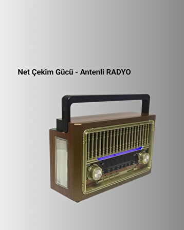 USB ve Hafıza Kart Girişli Radyo Hoparlör