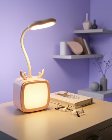 Şarjlı LED Masa Lambası Ayarlanabilir Işık