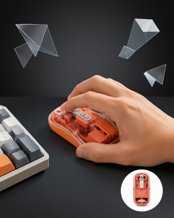 Kablosuz Bluetooth Mouse Sessiz Tıklama 1000 DPI