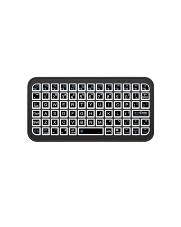 RGB Işıklı Kablosuz Mini Klavye  mm İnce Gövde -
