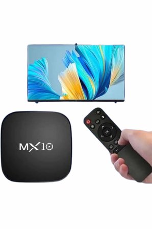 Akıllı TV kutusu Mx Box Android 7.1 TV kutusu 2.4G Wifi -