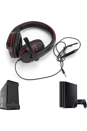 Mikrofonlu Gamer Kulaklık Oyuncu Kulaklığı Yüksek Ses Kaliteli Stereo Yumuşak Yastıklar -
