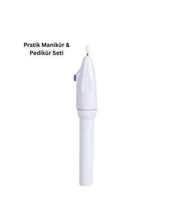Taşınabilir Profesyonel Manikür Pedikür Seti -