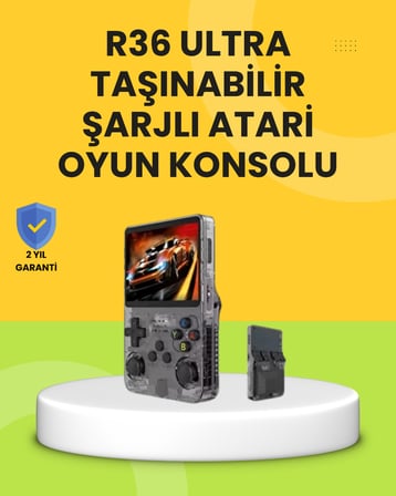10.000 Klasik Oyunlu Taşınabilir El Konsolu USB Type-C