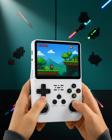 Taşınabilir Retro Oyun Konsolu 3.5 inç HD Ekran UCZZZR36S-12-1