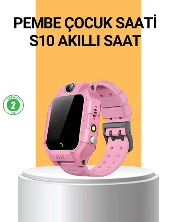 S10 Akıllı Çocuk Saati Anlık Konum ve Sesli Mesaj Destekli