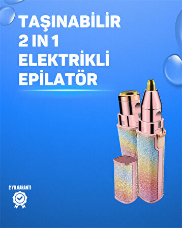 Kaş ve Yüz Epilation Aleti – Kolay Kullanımlı, Portatif Shaver USB Şarjlı