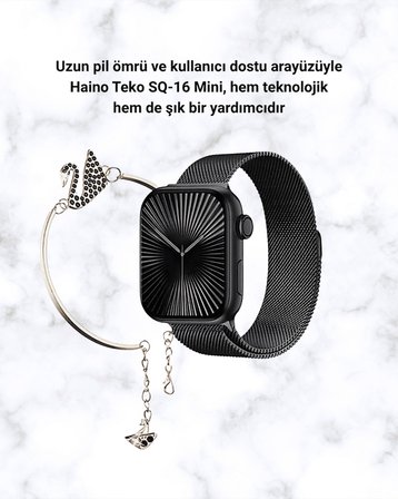 SQ-16 Mini Series 10 Akıllı Saat – 3 Kordon + Hediye Bileklik