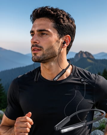 Ses Değiştirme Özellikli Boyun Askılı Bluetooth Kulaklık