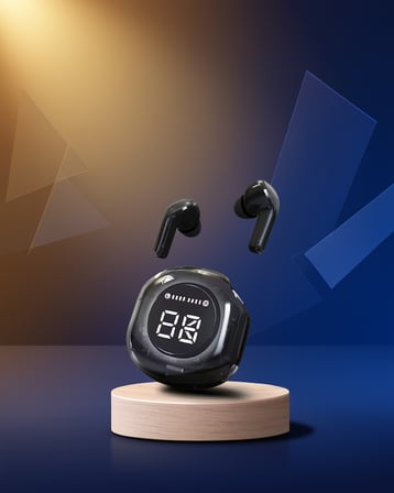 Kablosuz Kulaklık Dijital Göstergeli 5.3 Model UCZZZULTRAPODSPROOOO1-1