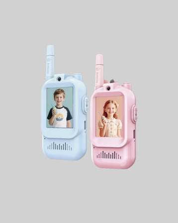 Ekranlı Walkie Talkie Oyuncağı Ses ve Görüntü Destekli -